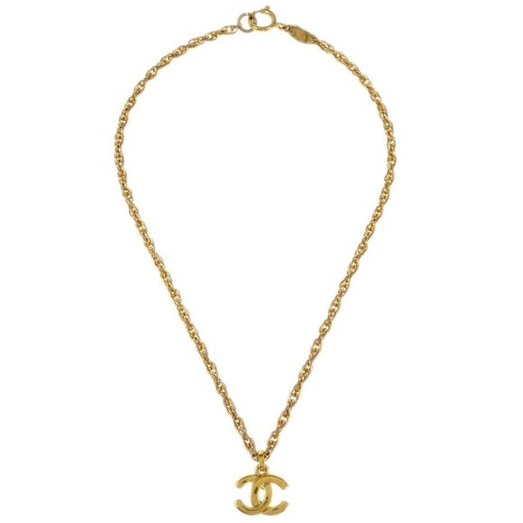 Chanel Gold CC Chain Pendant Necklace 165917 - Picture 1 of 8